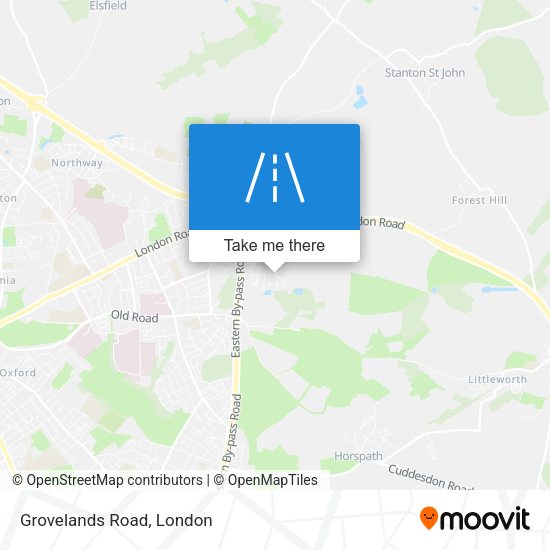 Grovelands Road map