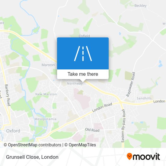 Grunsell Close map