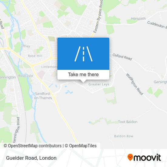 Guelder Road map