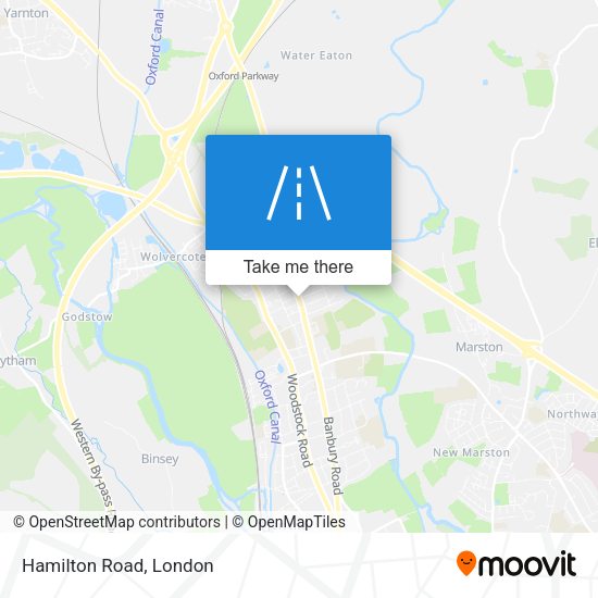 Hamilton Road map