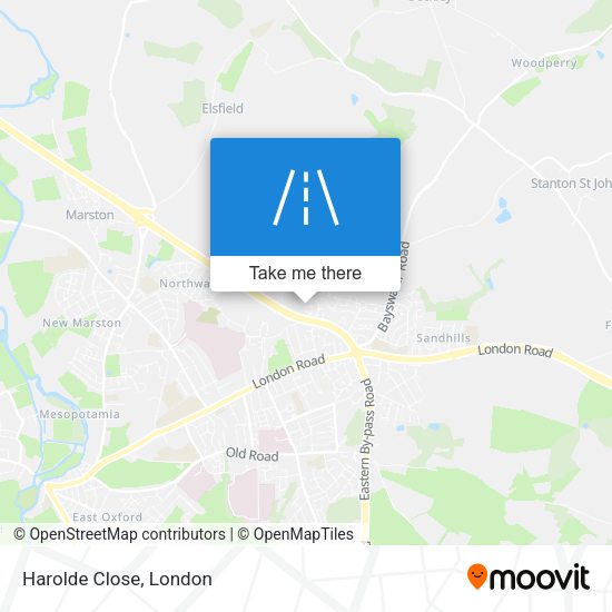 Harolde Close map