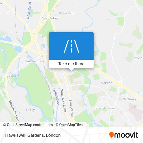 Hawkswell Gardens map