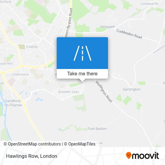 Hawlings Row map