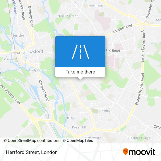 Hertford Street map