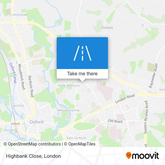 Highbank Close map