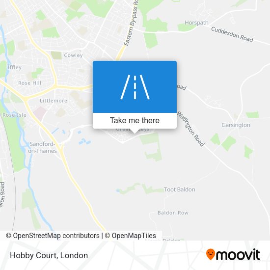 Hobby Court map