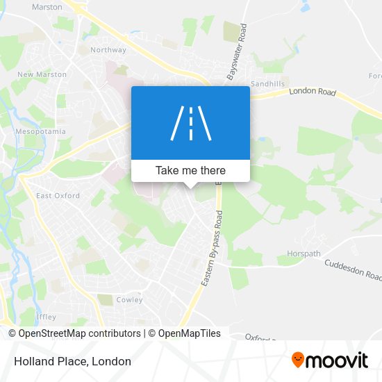Holland Place map