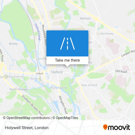 Holywell Street map