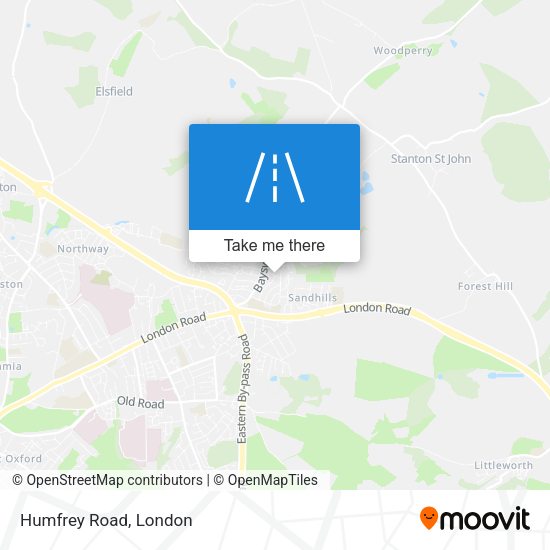 Humfrey Road map