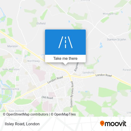 Ilsley Road map