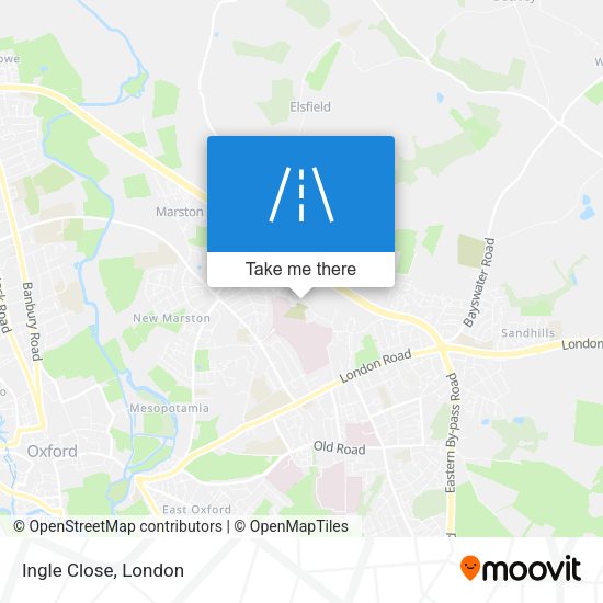 Ingle Close map