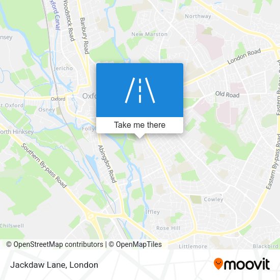 Jackdaw Lane map
