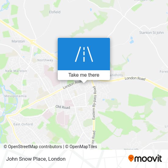 John Snow Place map