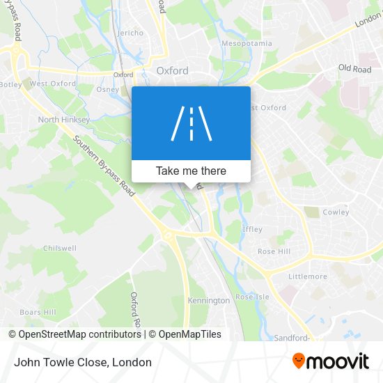 John Towle Close map