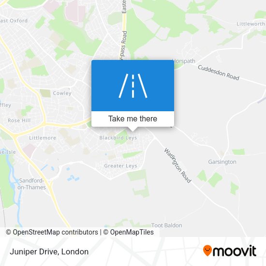 Juniper Drive map