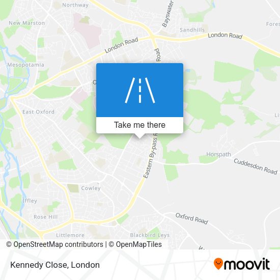 Kennedy Close map