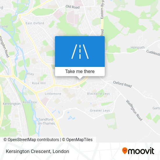 Kersington Crescent map