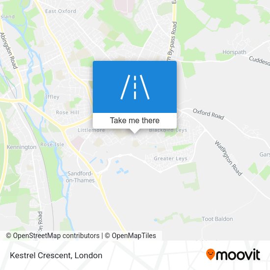 Kestrel Crescent map