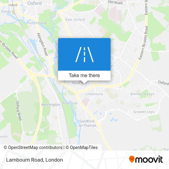 Lambourn Road map