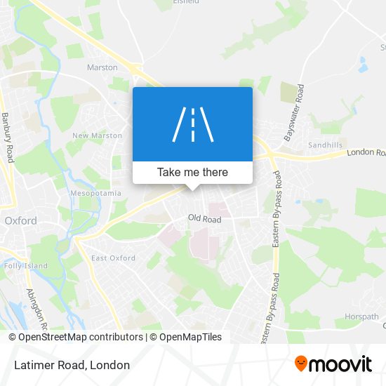 Latimer Road map