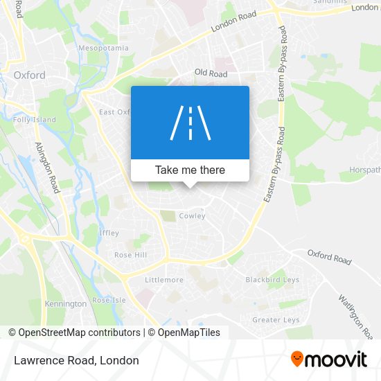 Lawrence Road map