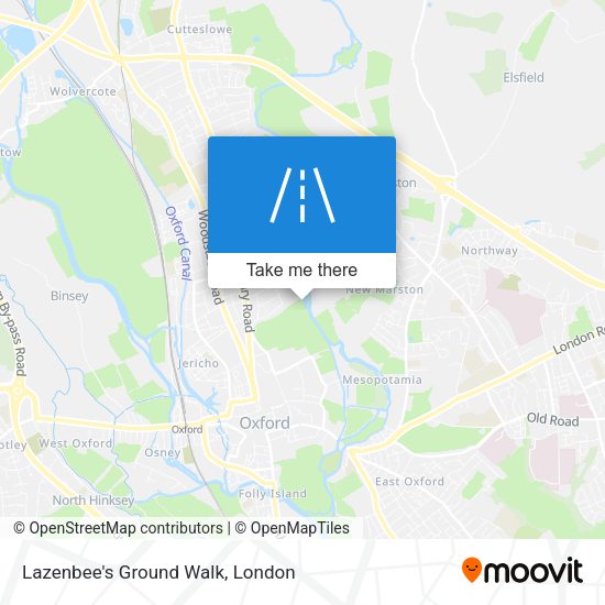 Lazenbee's Ground Walk map