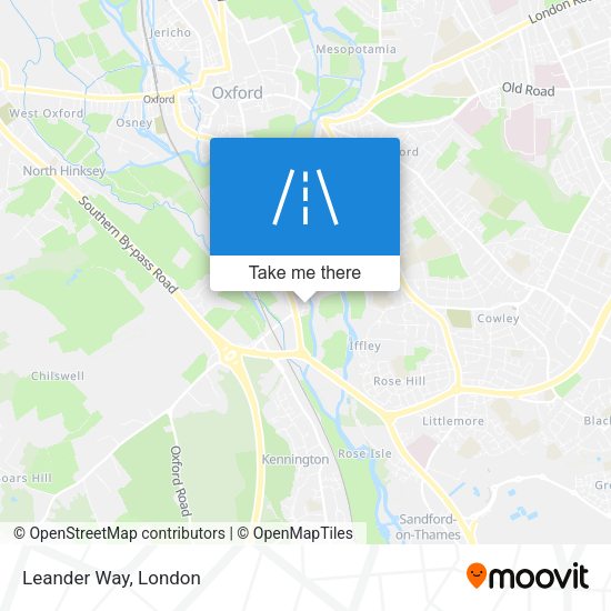 Leander Way map