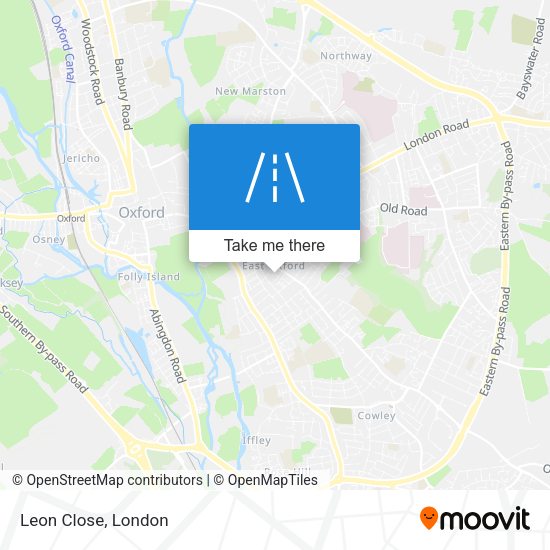 Leon Close map