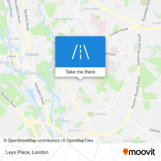 Leys Place map