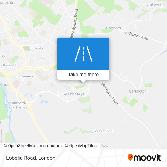 Lobelia Road map