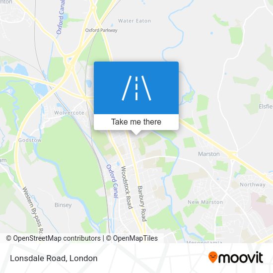 Lonsdale Road map