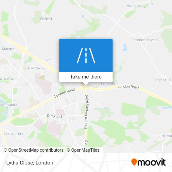 Lydia Close map