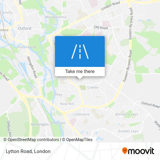 Lytton Road map