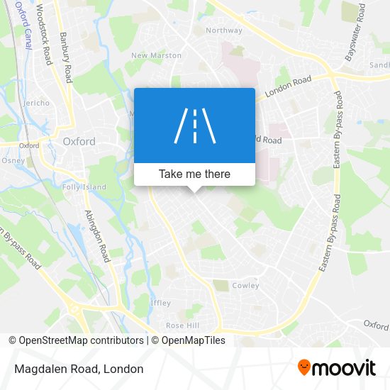 Magdalen Road map