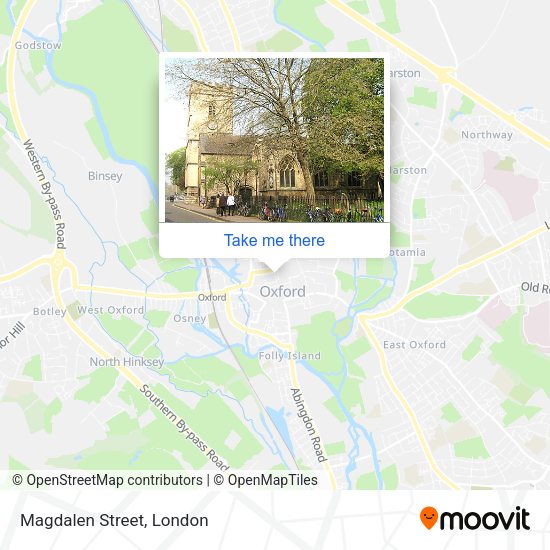 Magdalen Street map