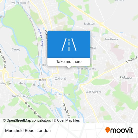 Mansfield Road map