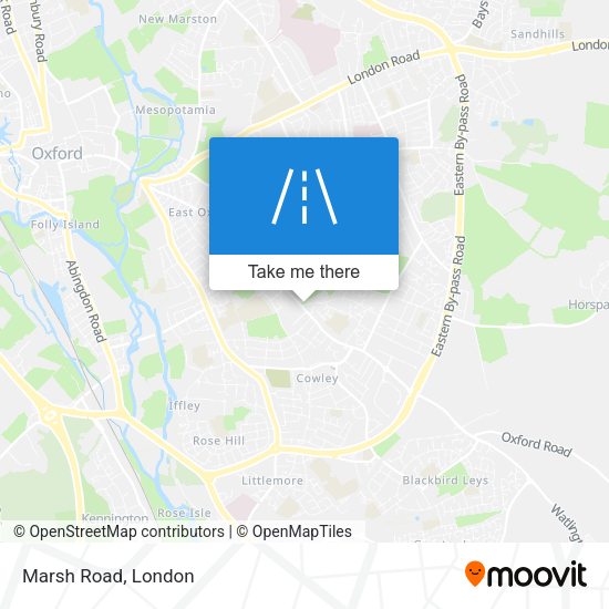 Marsh Road map