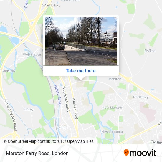Marston Ferry Road map