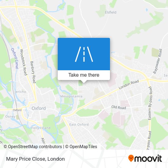 Mary Price Close map
