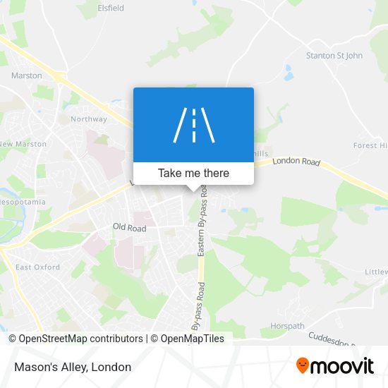 Mason's Alley map