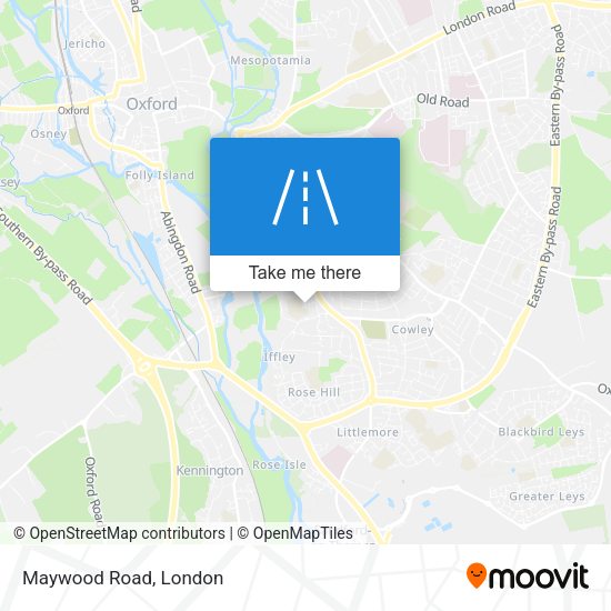 Maywood Road map