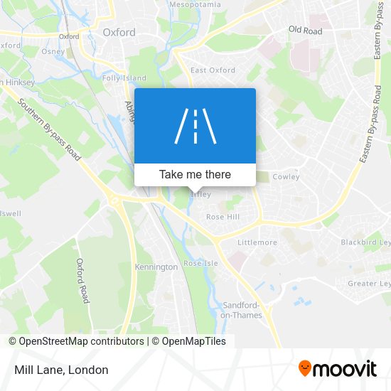 Mill Lane map