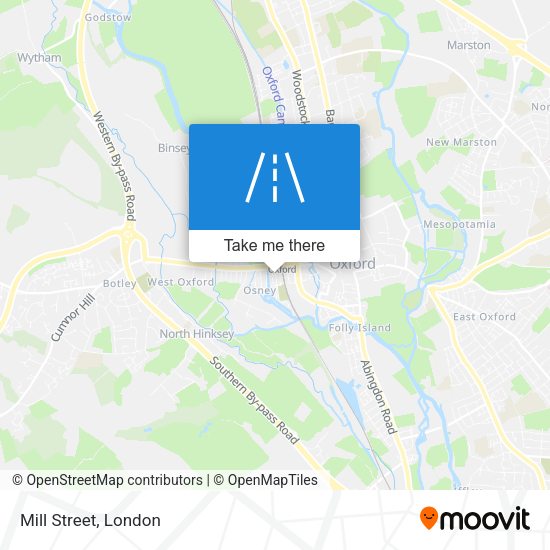 Mill Street map