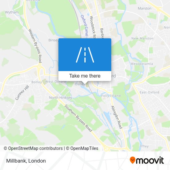 Millbank map