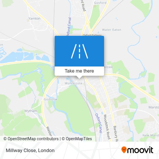 Millway Close map
