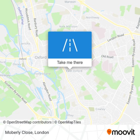 Moberly Close map