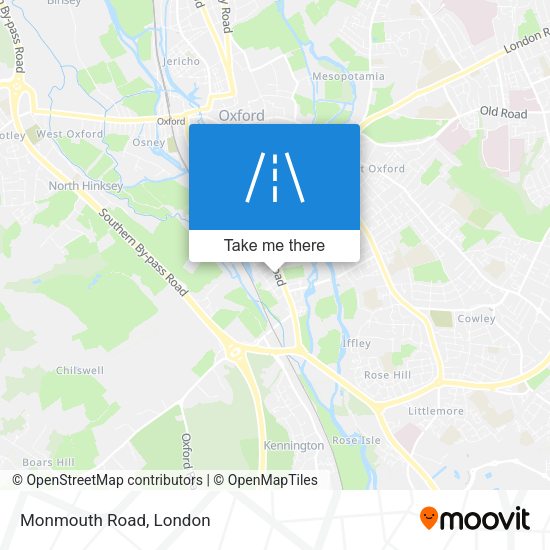 Monmouth Road map