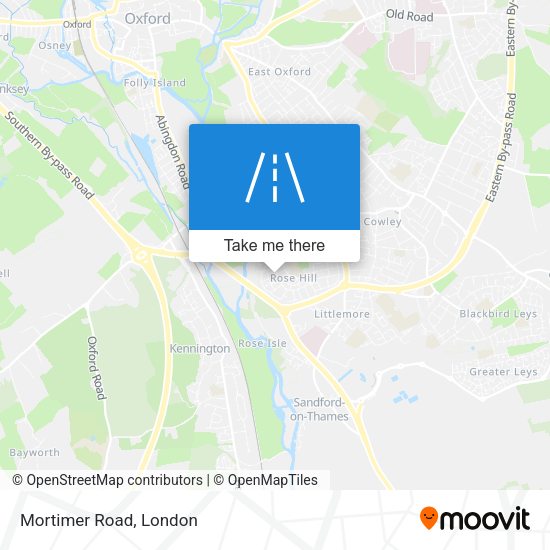 Mortimer Road map