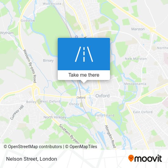 Nelson Street map