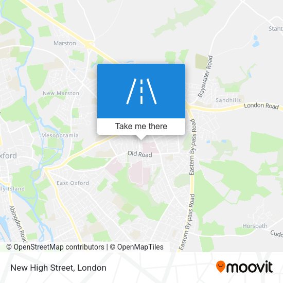 New High Street map